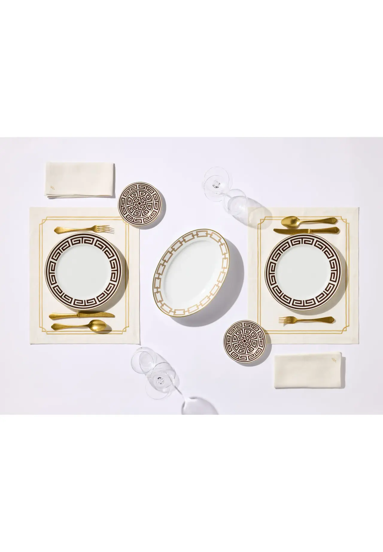 ORLIS Latte / Napkin Pair Set
