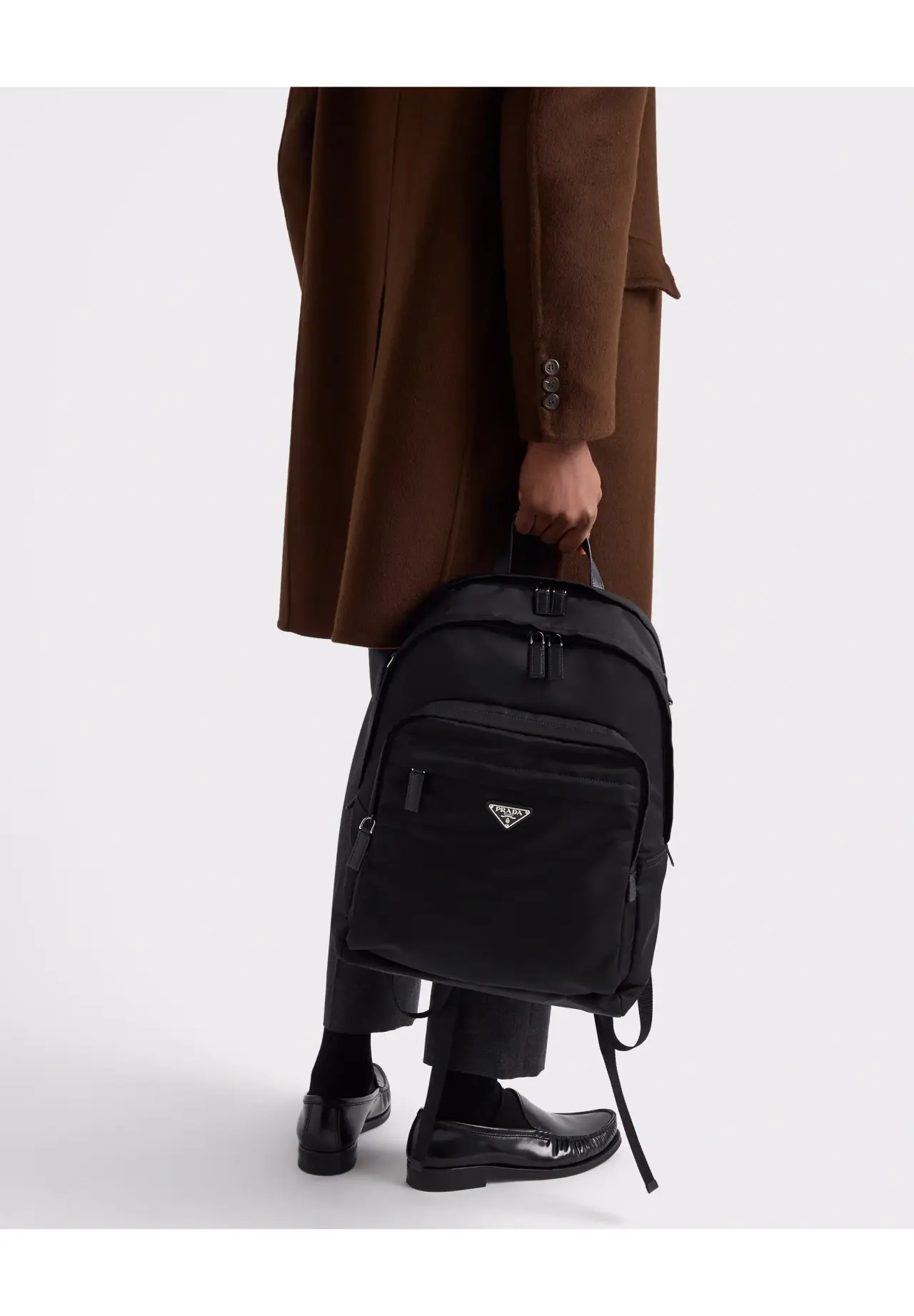 Re-Nylon xサフィアーノレザー バックパック | Matsuya Ginza