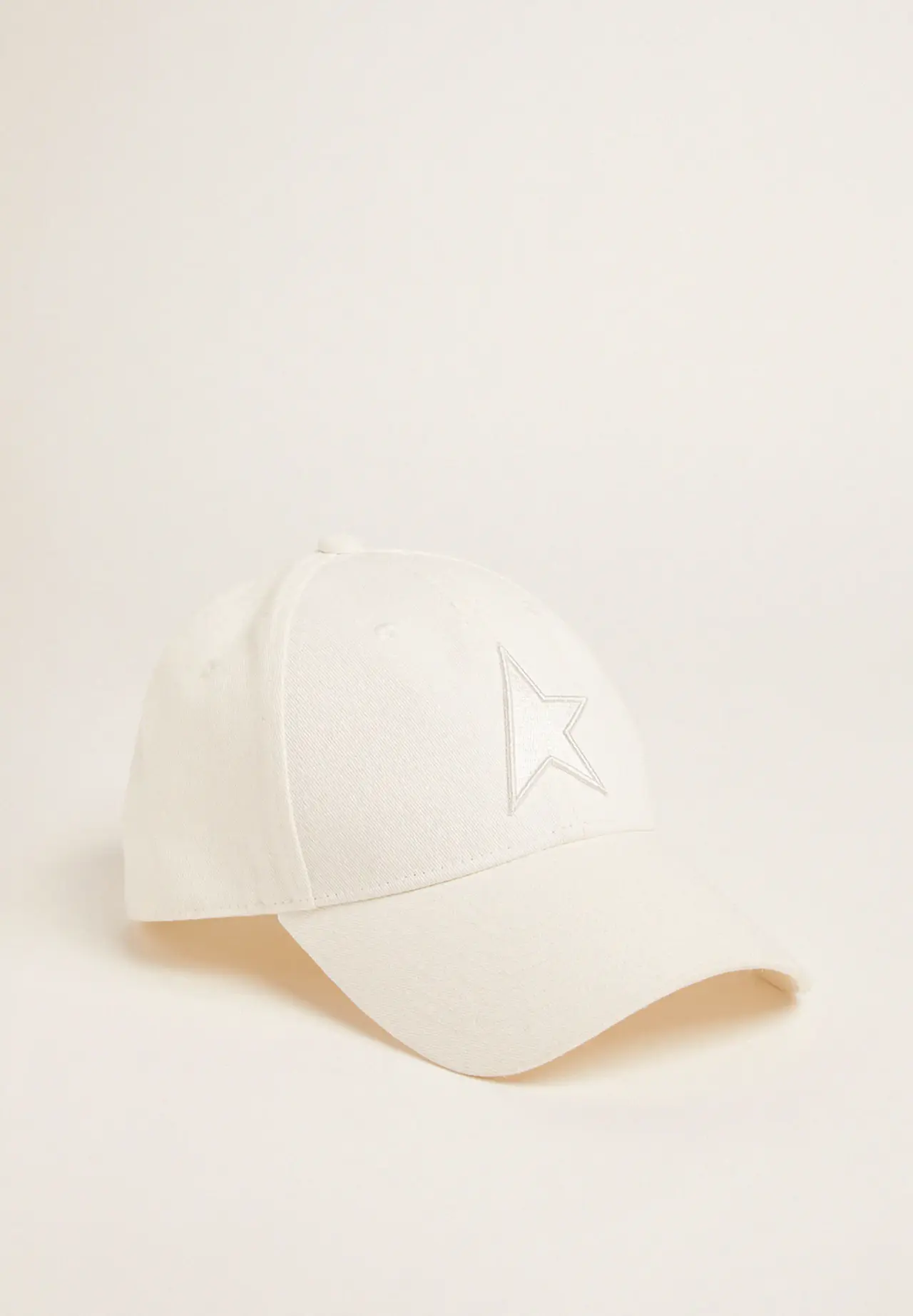 White Baseball Cap with Star