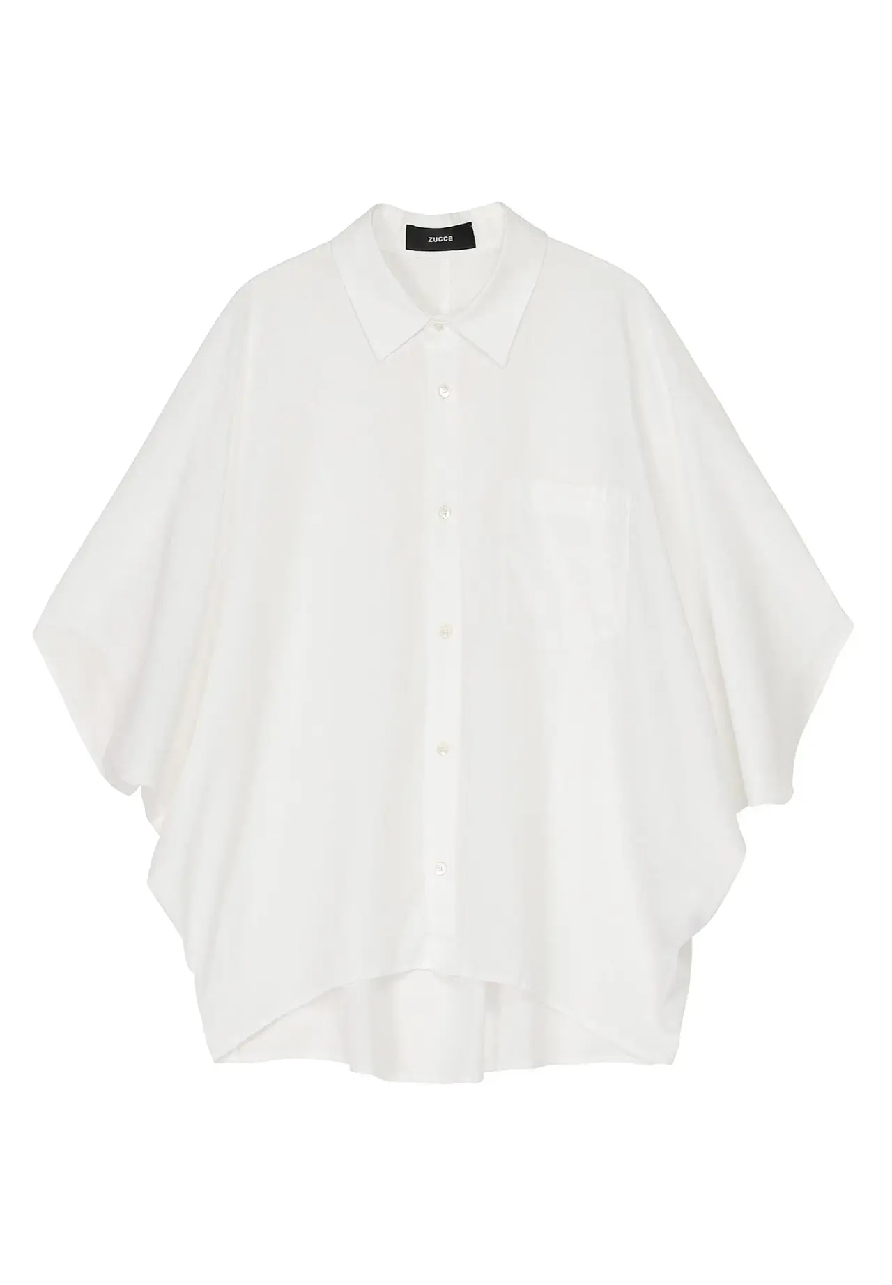 (S)DRAPE BROAD CLOTH SHIRT