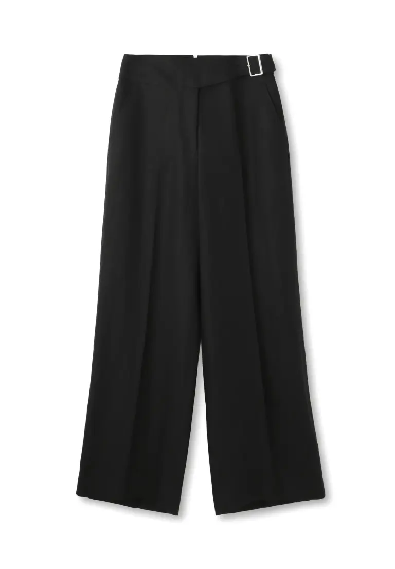 Irish Linen Wide Straight Pants