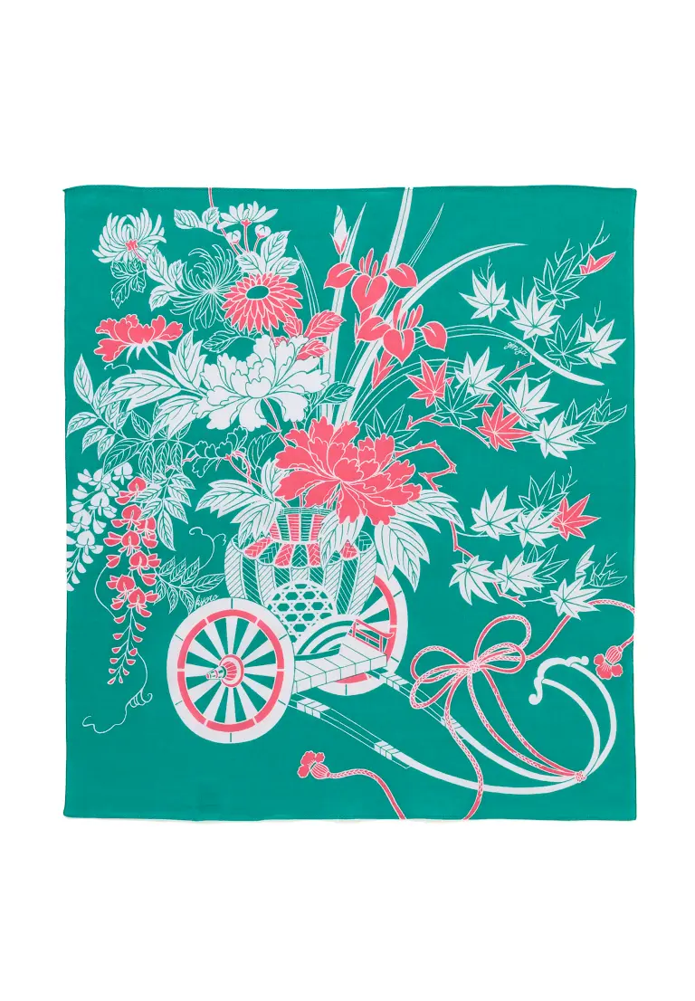 雛ふろしき「花車」