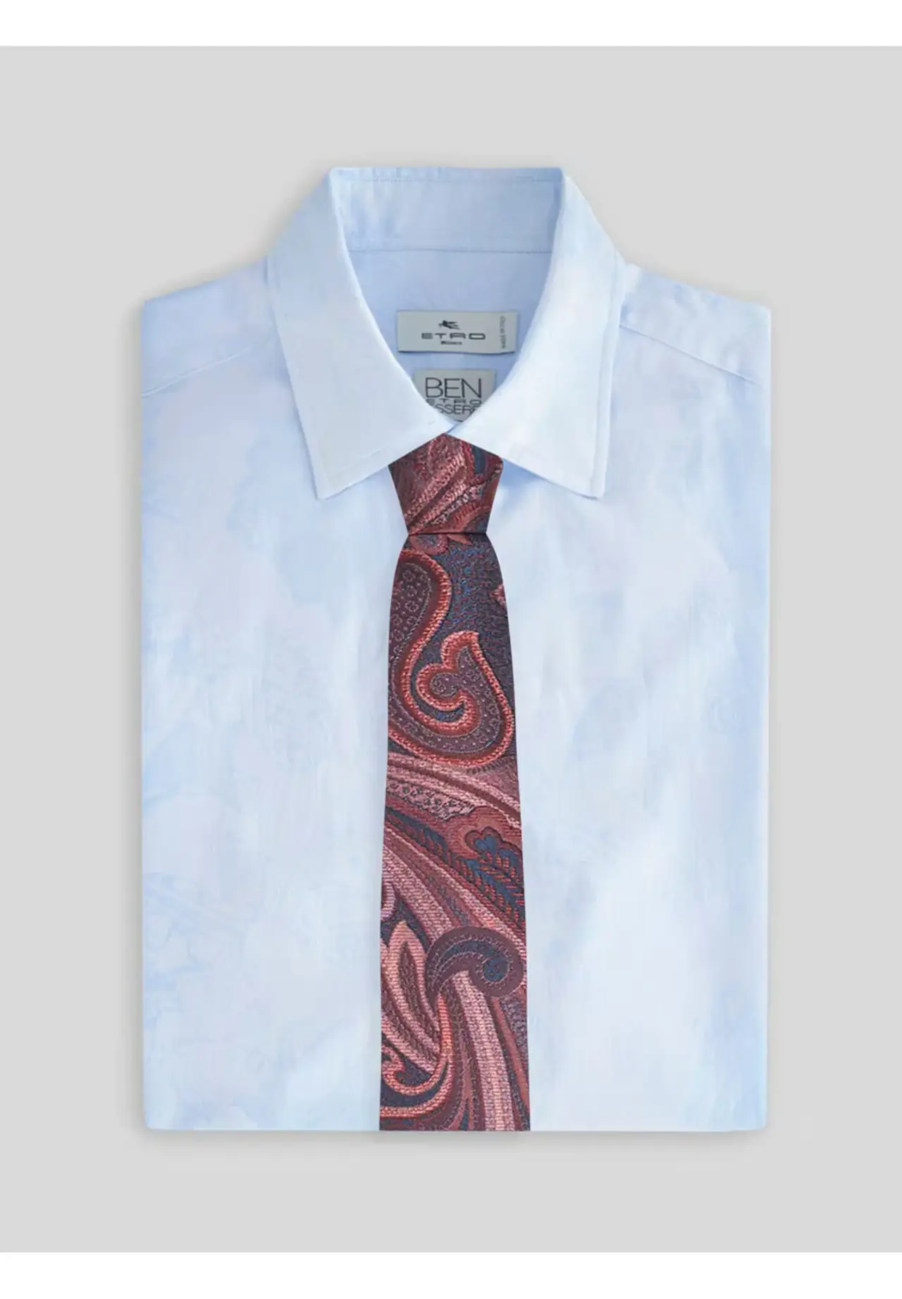  Paisley Motif Silk Jacquard Tie