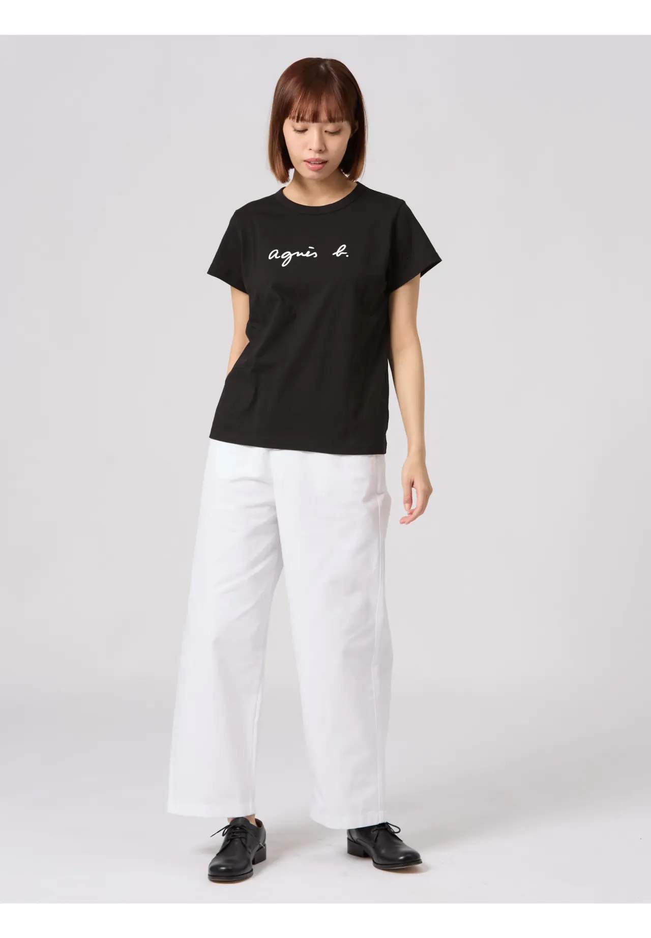 ロゴプリント コットン 半袖Tシャツ ”Brando” | Matsuya Ginza