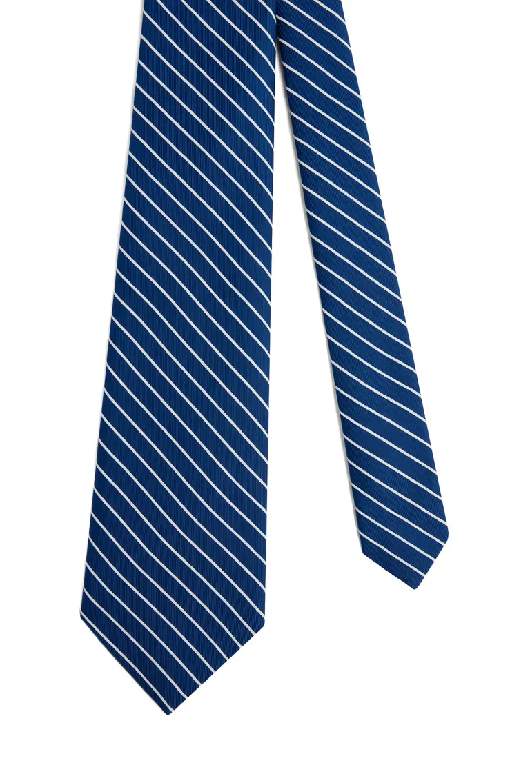 LINED PRINTED TIE 9.5CM VII FO