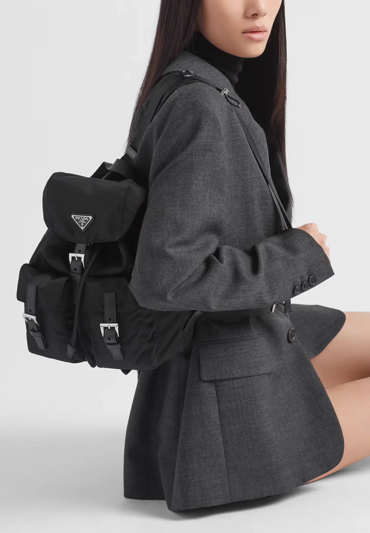 Small Re-Nylon backpack 1BZ677 RV44 F0002 V OOO | Matsuya Ginza