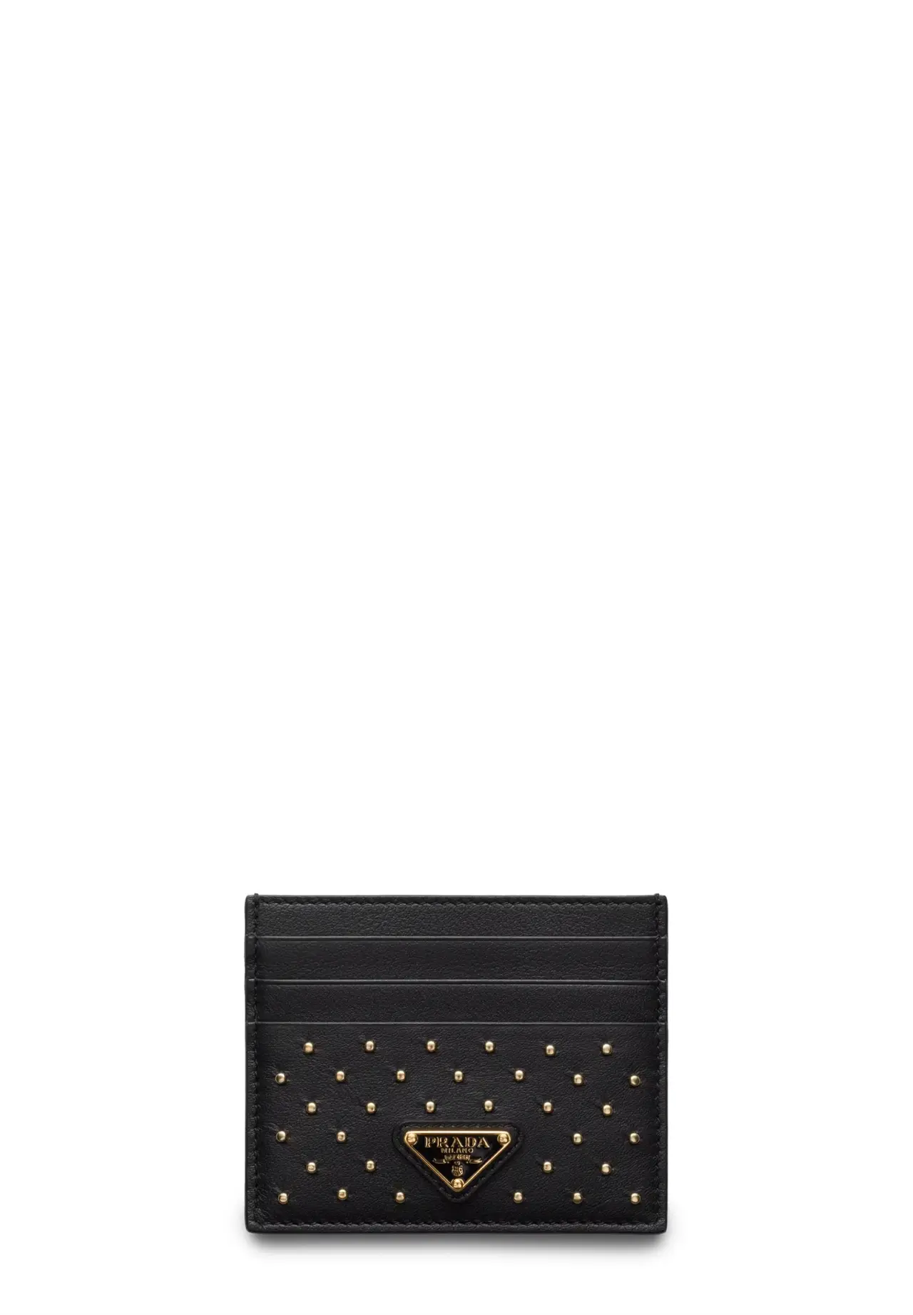 Studded leather card holder 1MC025 2C3H
