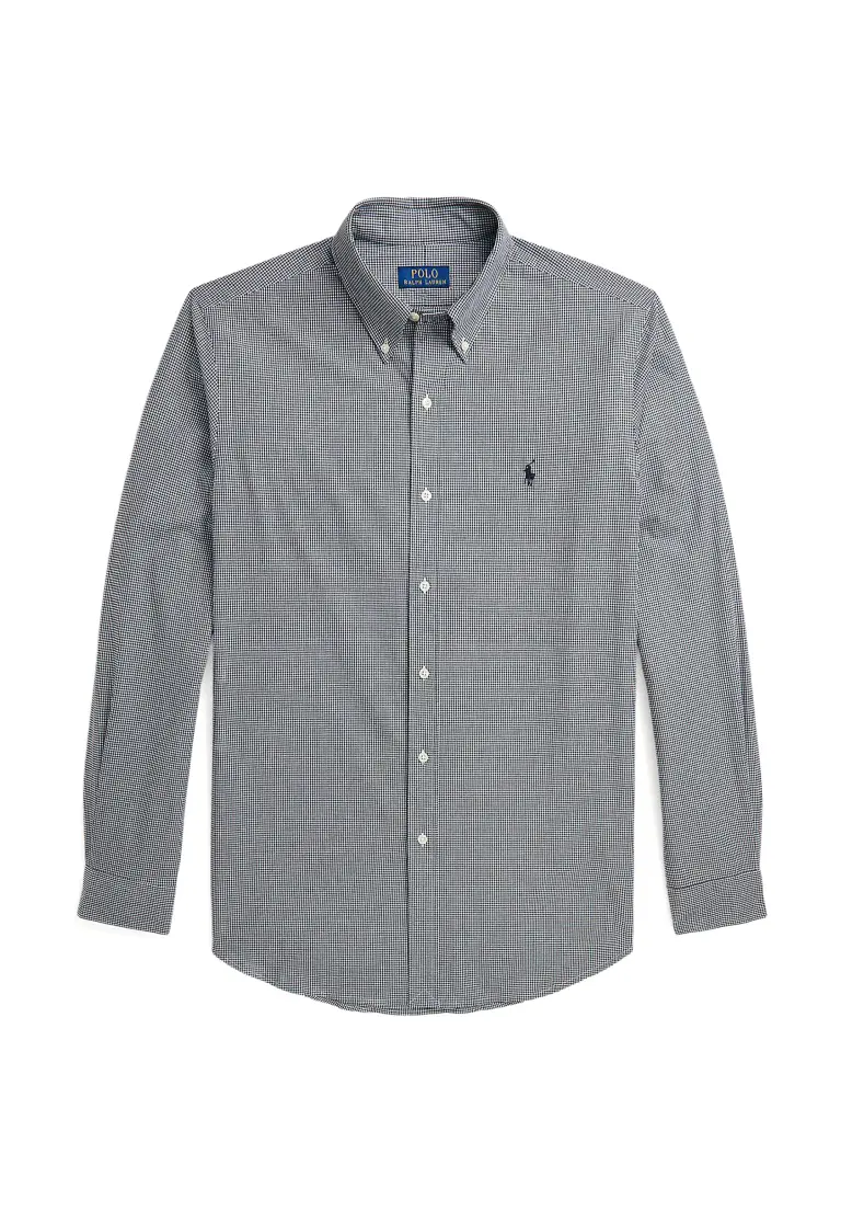 POLO RALPH LAUREN クラシック フィット チェック ストレッチ ポプリン シャツ
