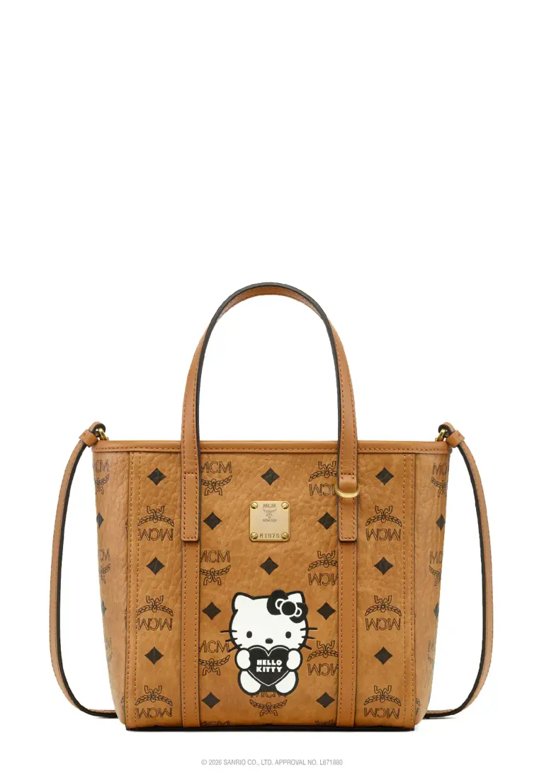 MCM x HELLO KITTY Toni トップジップ ショッパーバッグ 