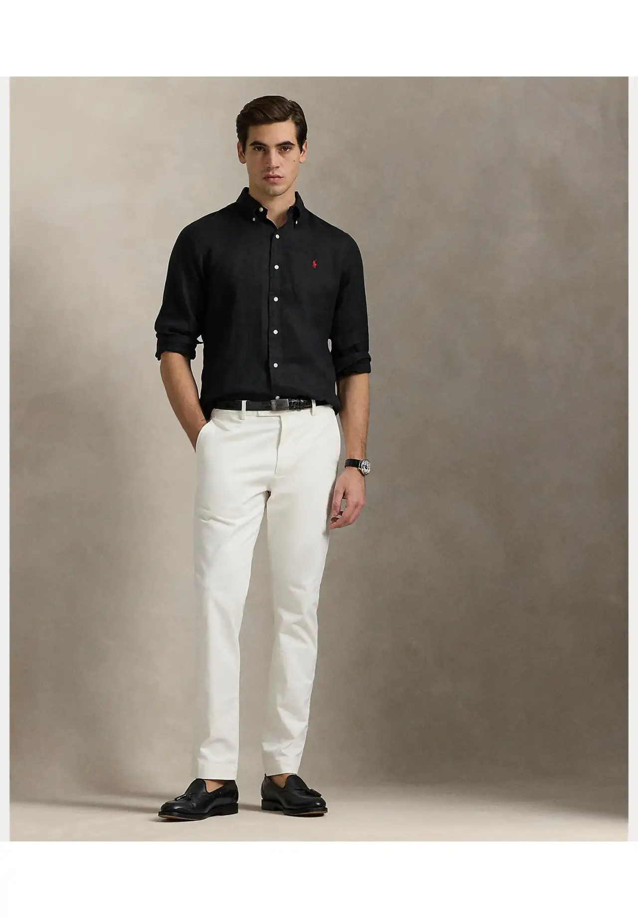 POLO RALPH LAUREN Classic Fit Linen Shirt