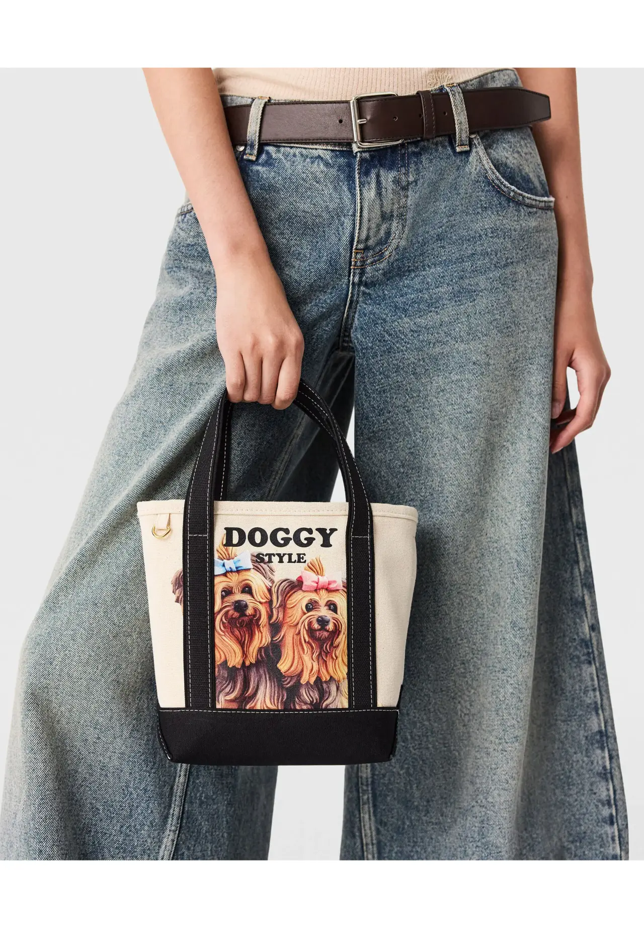 x Jeff Koons Doggy Style Crossbody Tote Bag