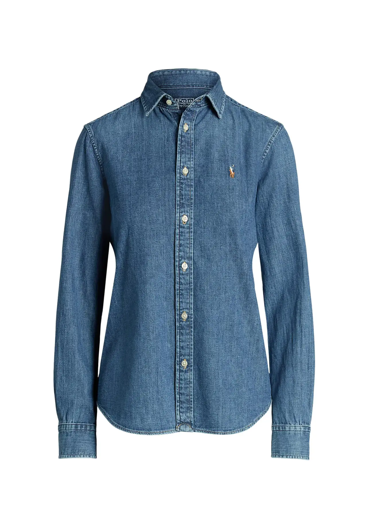 POLO RALPH LAUREN スリム フィット デニム シャツ | Matsuya Ginza