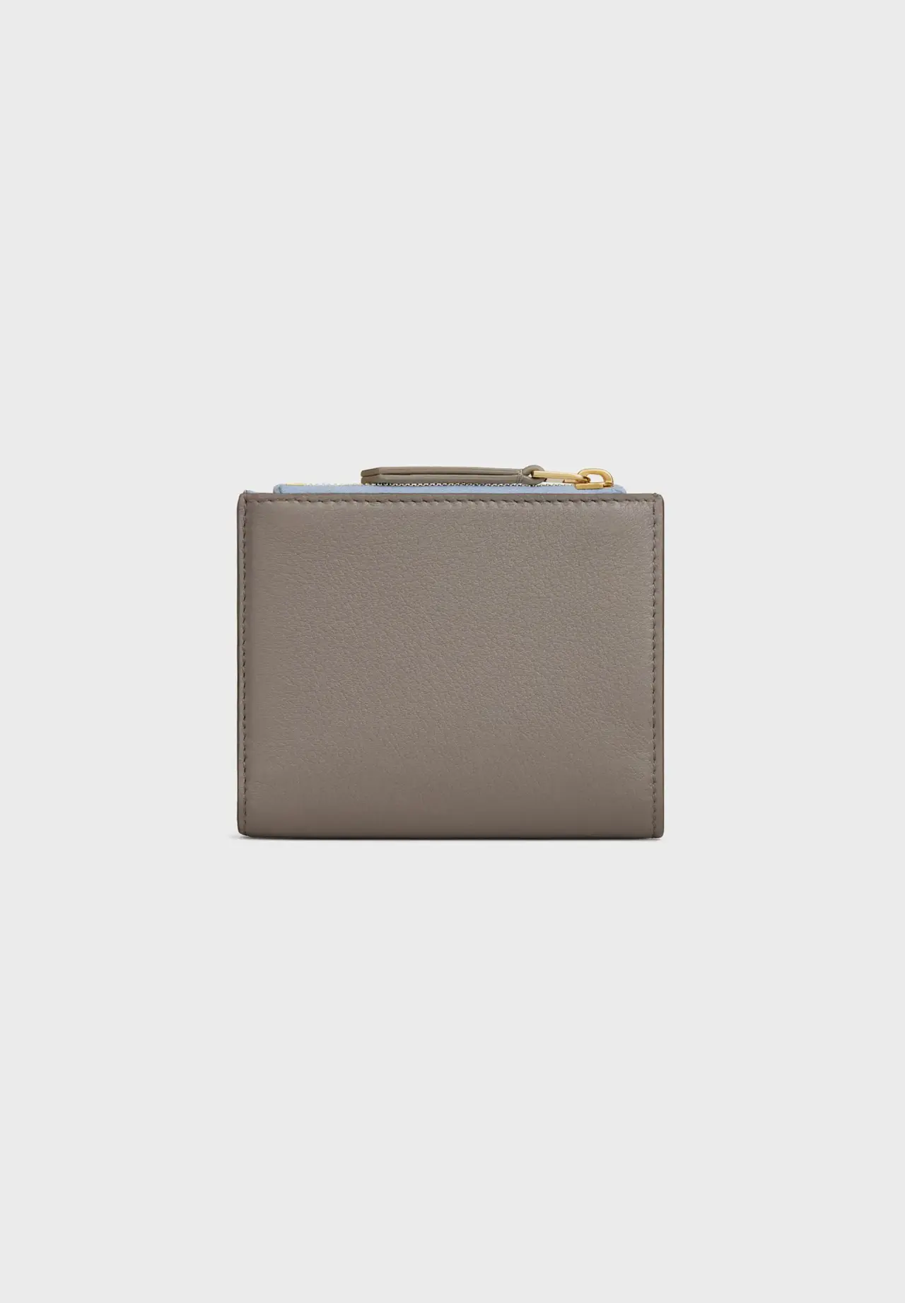 Compact Wallet Triomphe Stamp / Supple Grained Calfskin