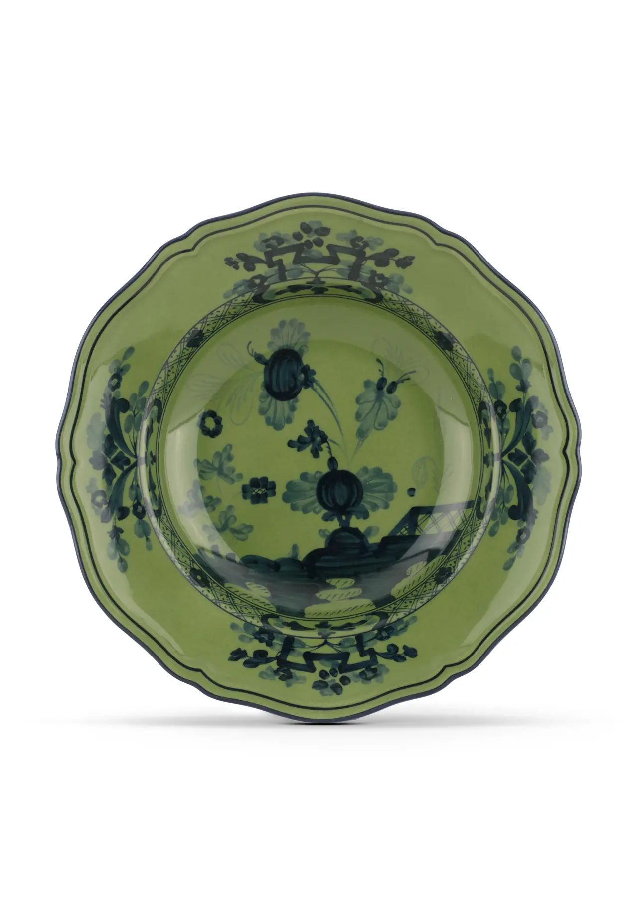 Oriente Italiano系列意面盘24cm（孔雀石绿）