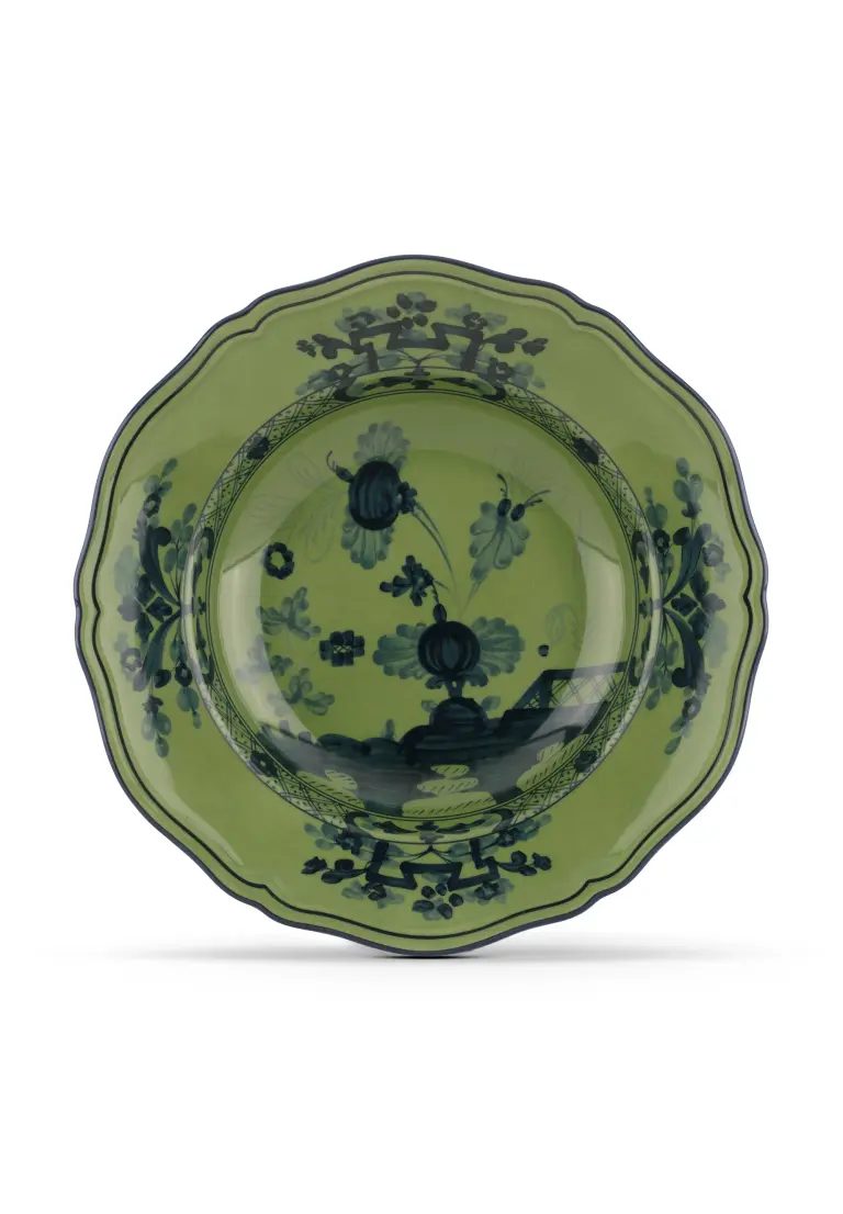 Pasta Plate 24cm Oriente Italiano Malachite