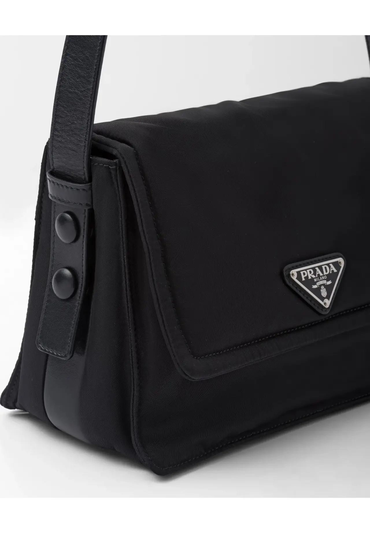 Small Padded Re-Nylon Shoulder Bag