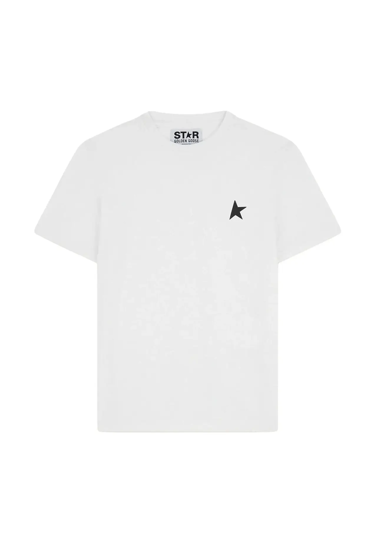 Starコレクション Tシャツ（ホワイト） フロント：ブラックスター