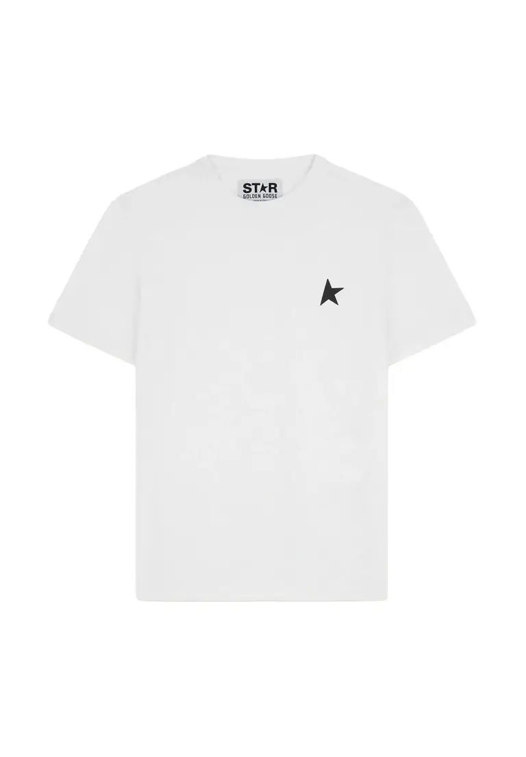 Starコレクション Tシャツ（ホワイト） フロント：ブラックスター