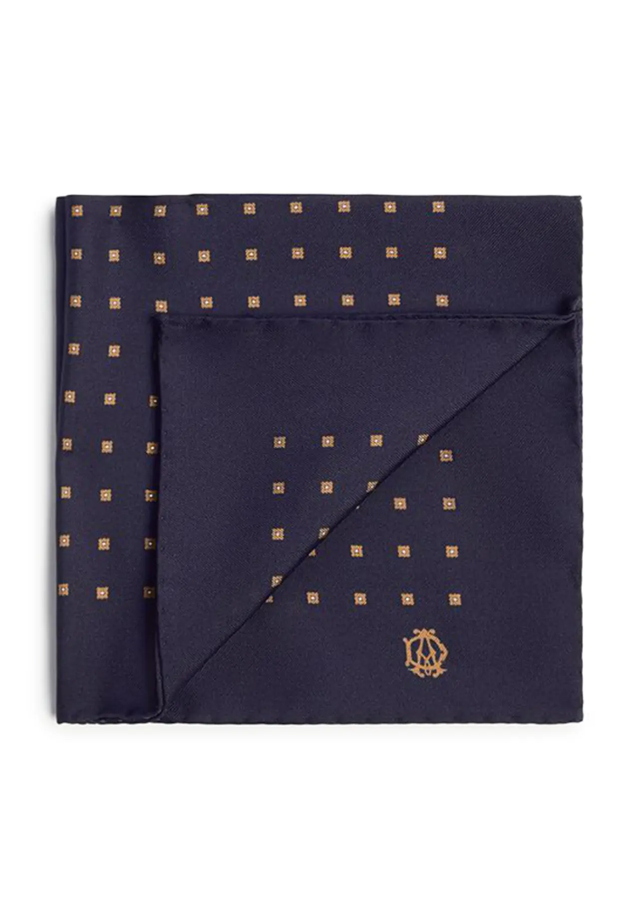 SILK ARCHIVE NEAT PRINT POCKET SQUARE, R