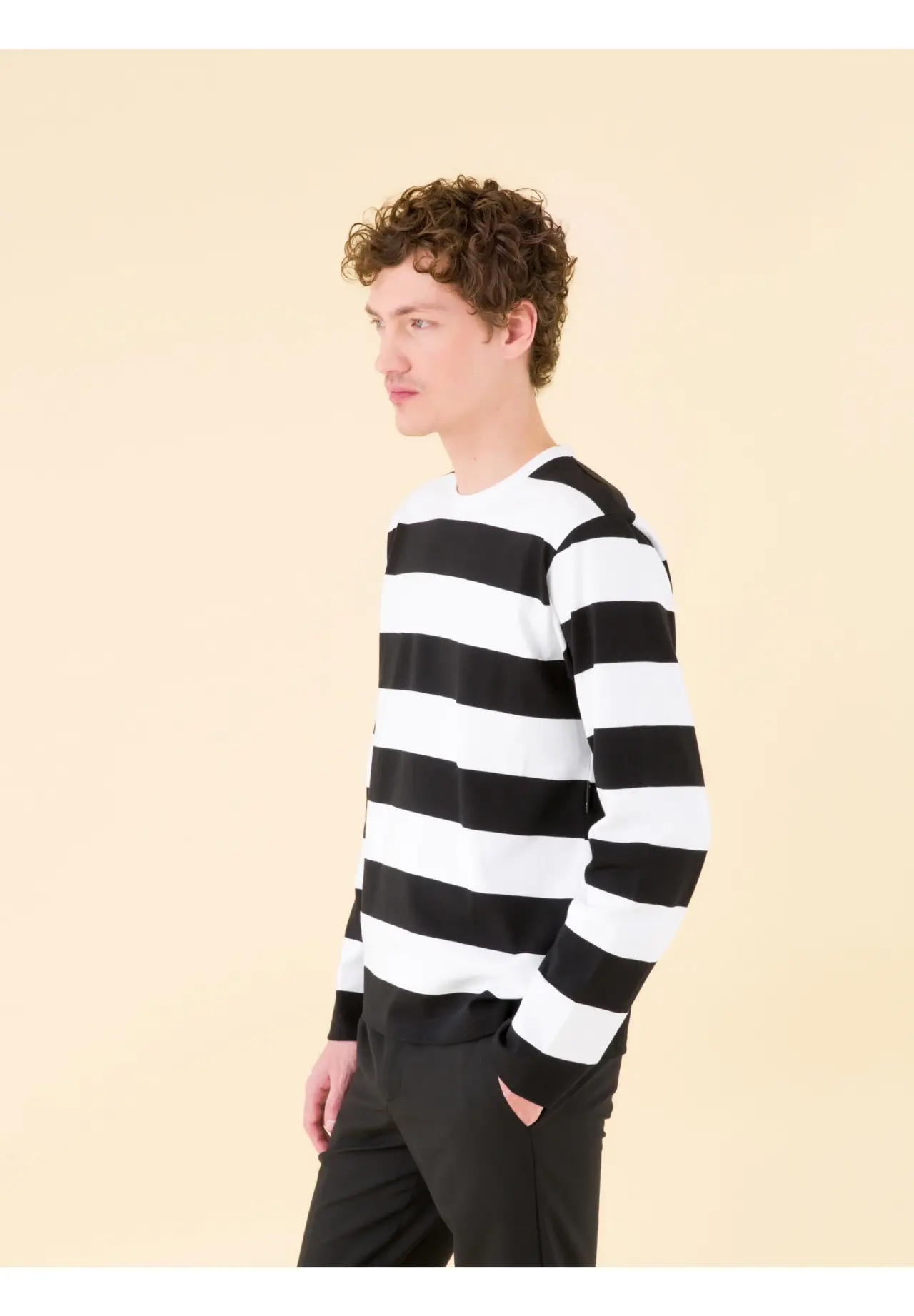 【専用】N°21 ボーダー Tシャツ ブラック×ホワイト L J019 TS ボーダーTシャツ | Matsuya Ginza