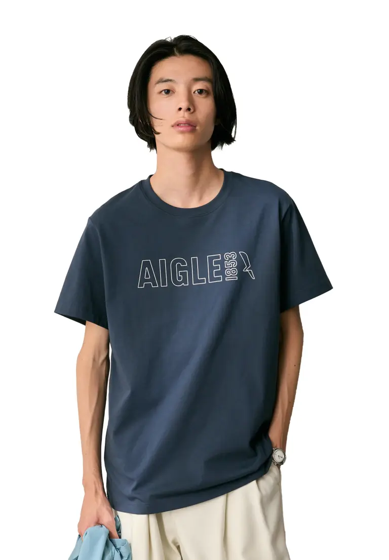 Organic Cotton Logo Print Short Sleeve T-Shirt / Unisex