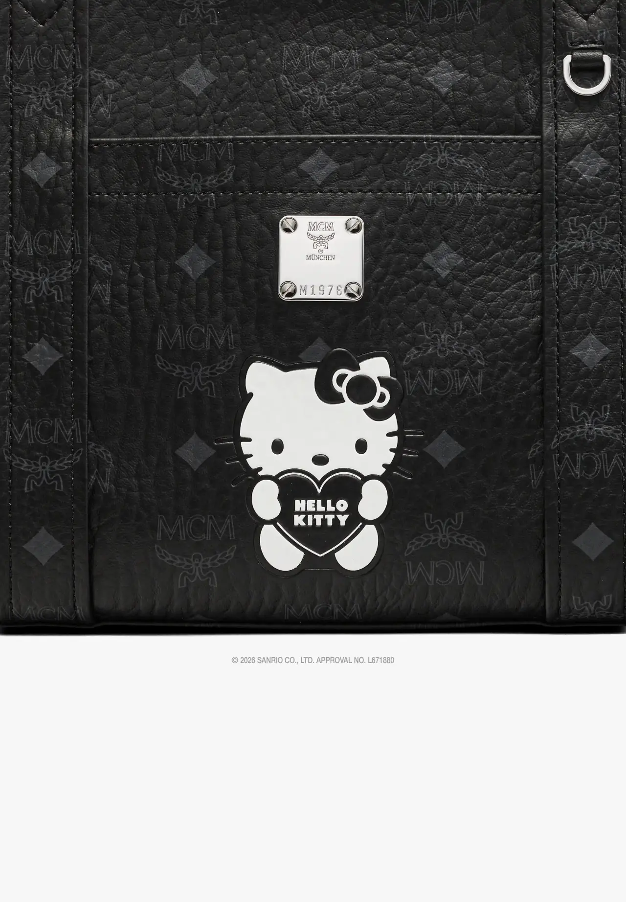 MCM x HELLO KITTY Aren 学院托特包
