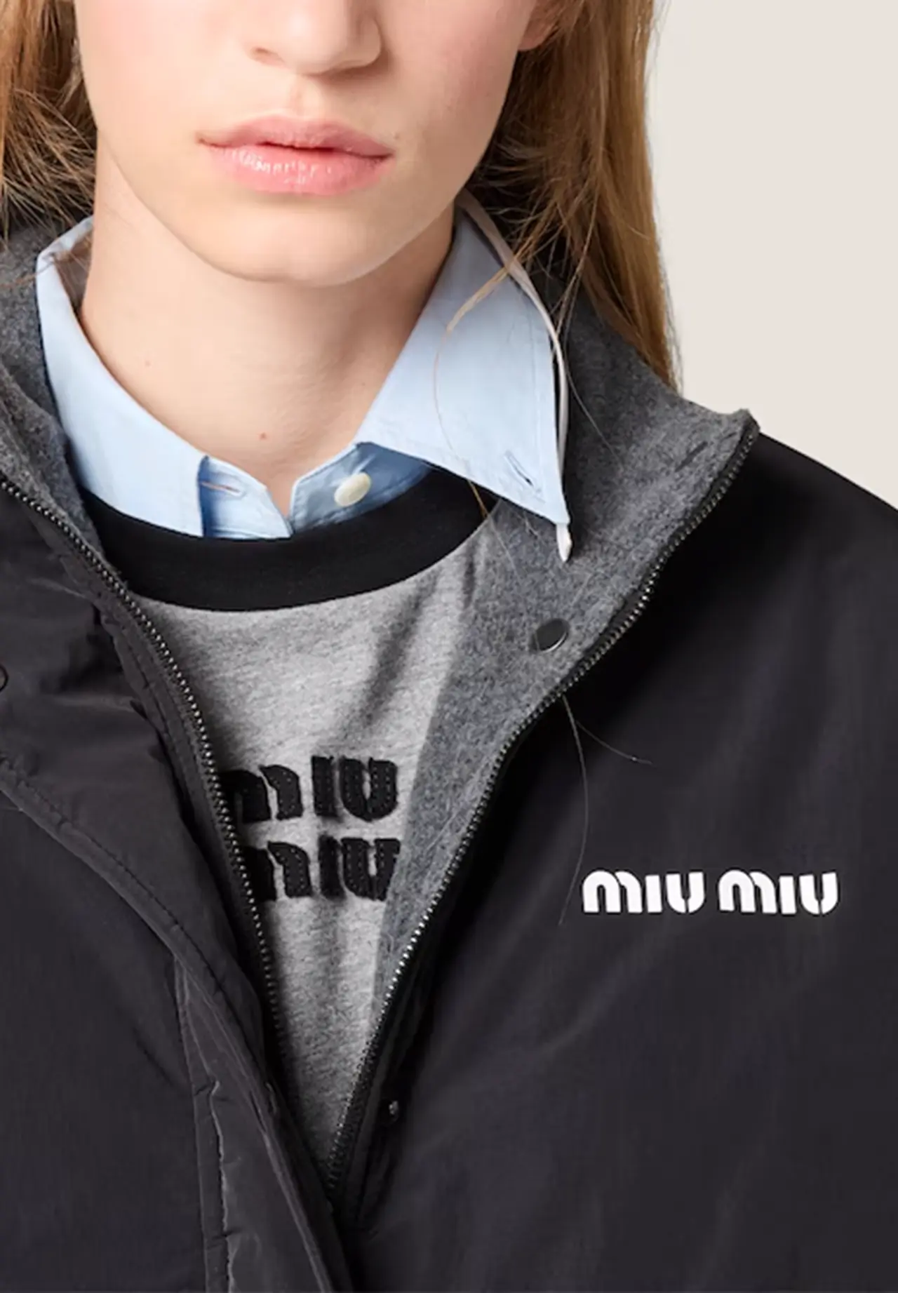 Pongee and Fleece Jacket