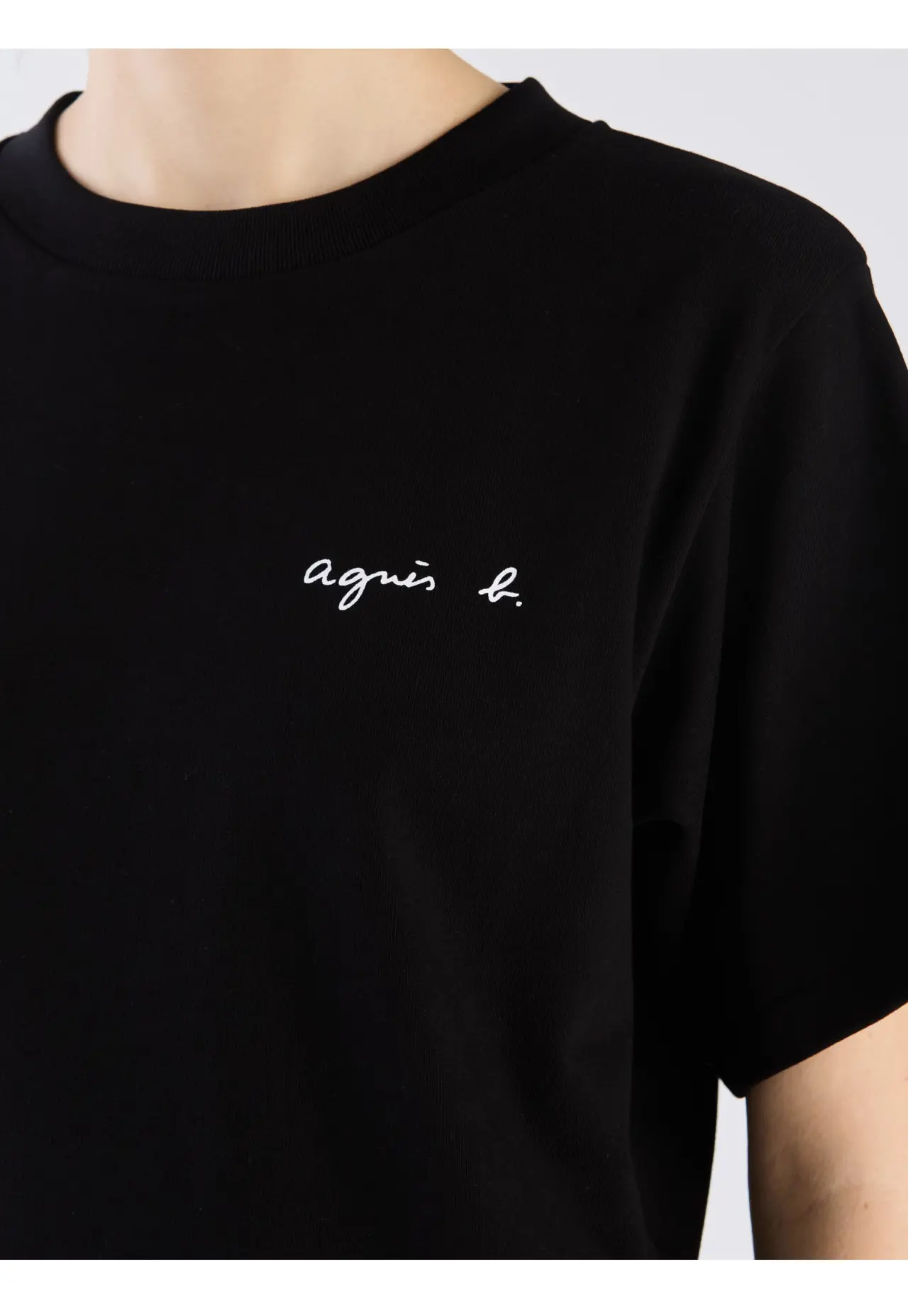 ”Christof” mini logo cotton short-sleeved T-shirt