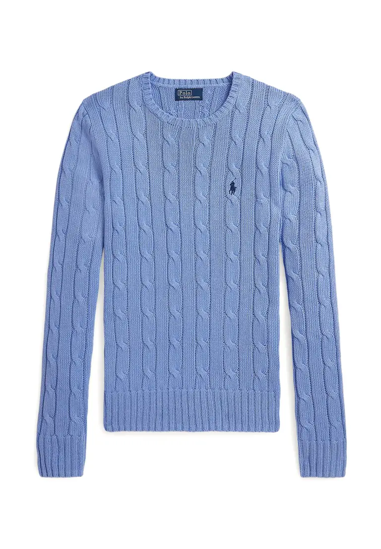 POLO RALPH LAUREN ケーブルニット コットン クルーネック セーター