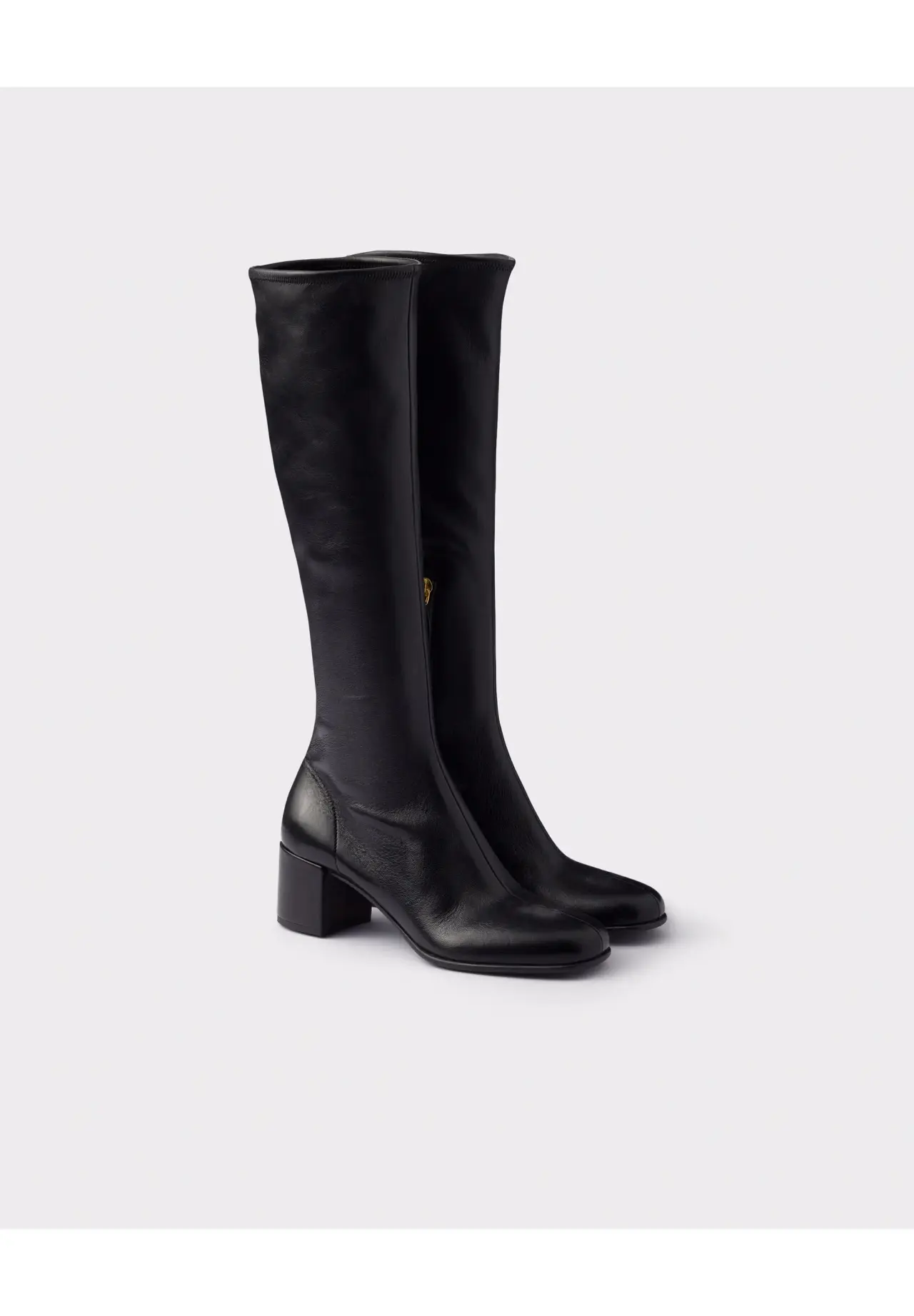 Stretch nappa leather boots