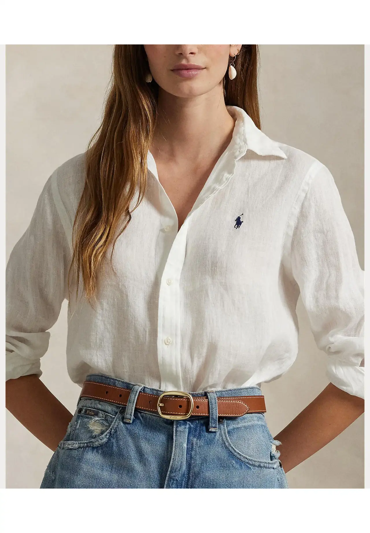 POLO RALPH LAUREN 经典版亚麻衬衫