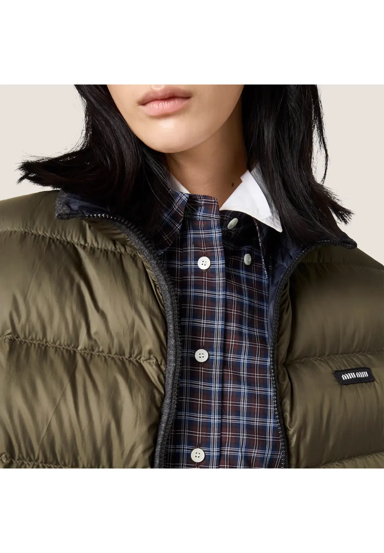 Padded Light Pongee Vest