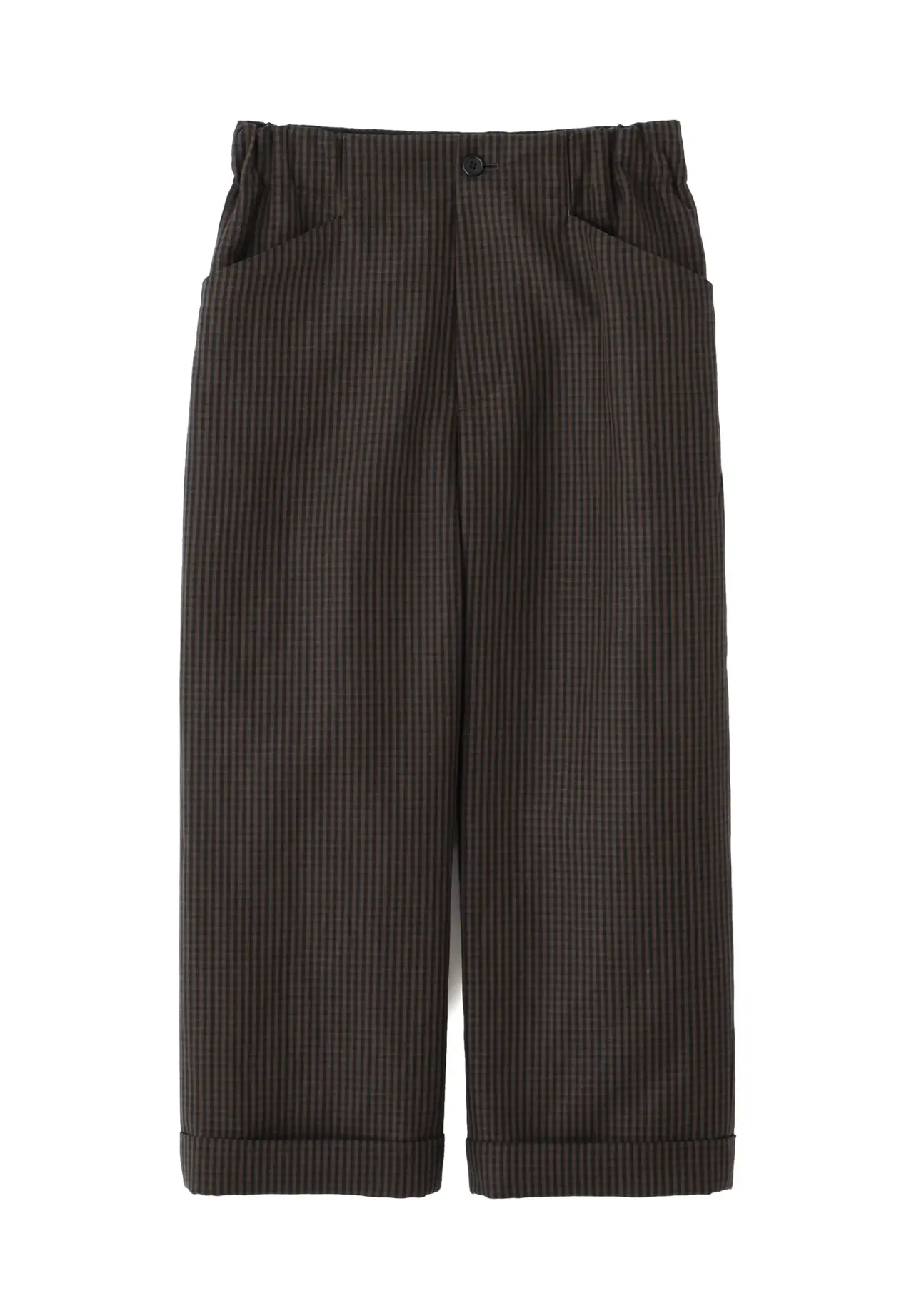 LINEN WOOL GINGHAM