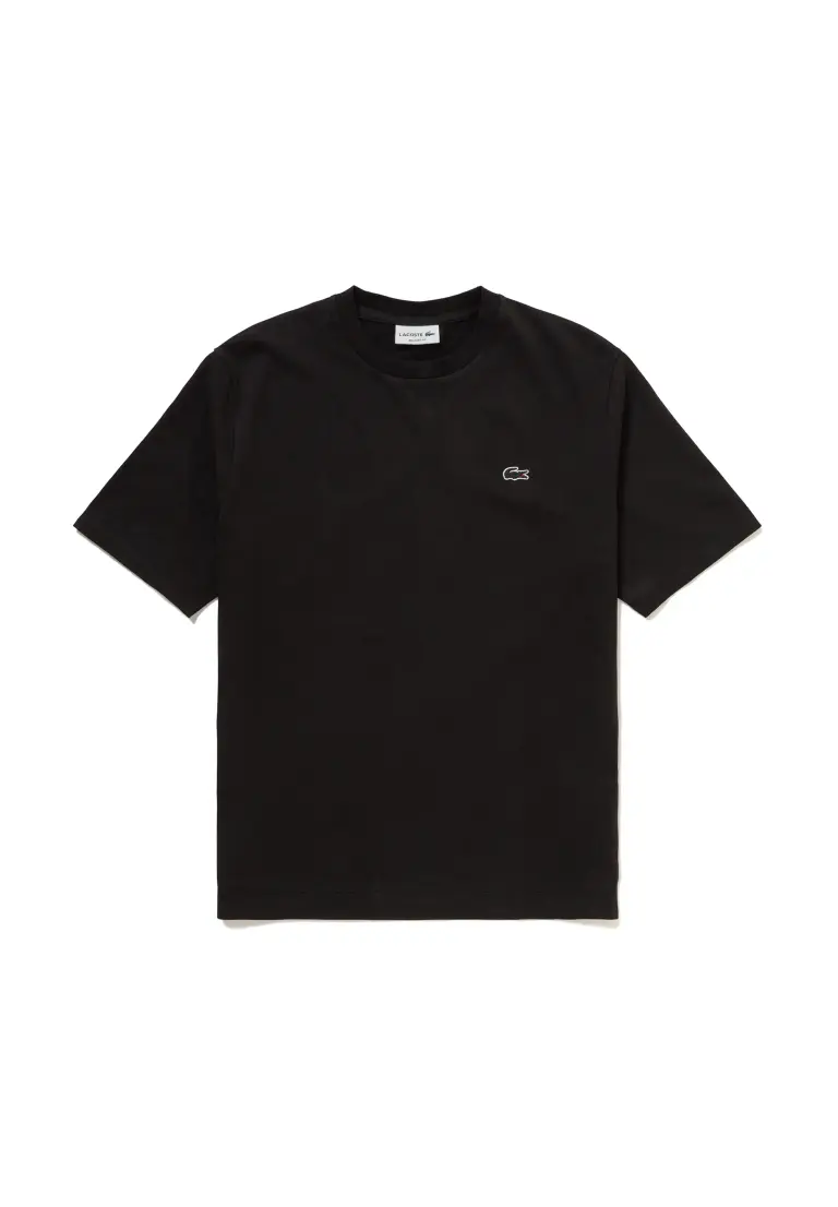二層構造 消臭 速乾 UVカット ワンポイント アウトラインロゴクルーネック半袖Tシャツ