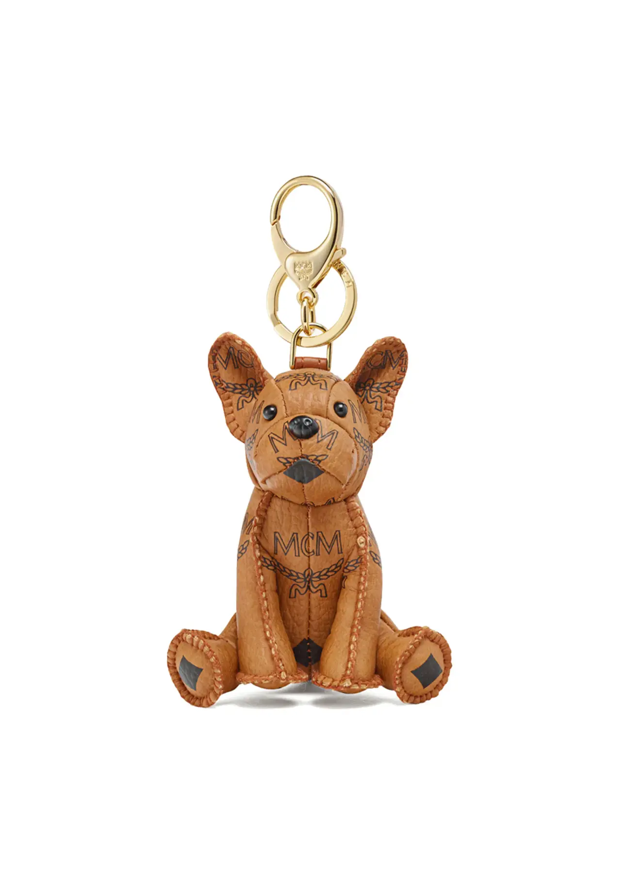 Visetos Monogram Canvas French Bulldog Charm