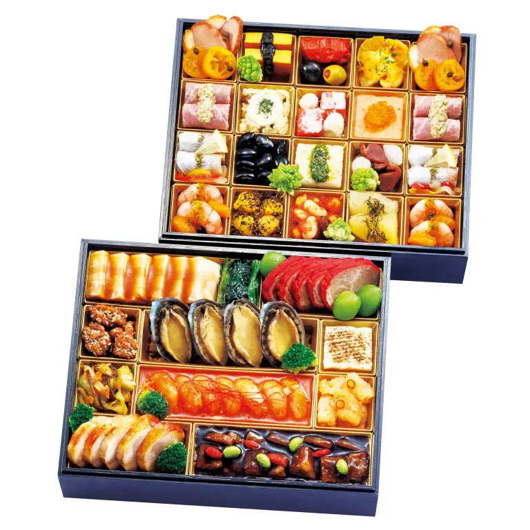 Western-Chinese Hors d'oeuvre Two-tier Box