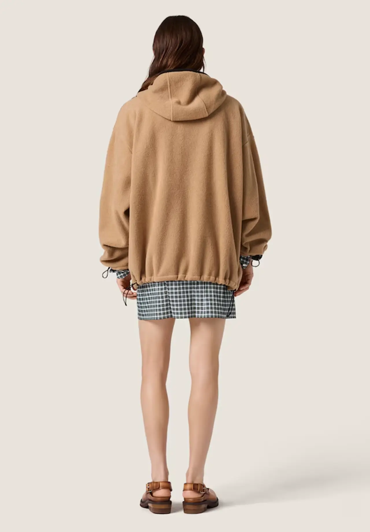 Cotton Fleece Zip-Up Hoodie