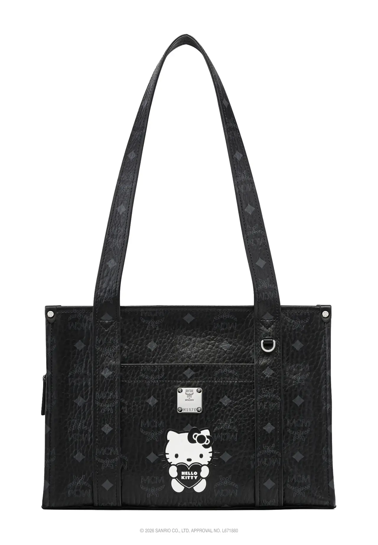 MCM x HELLO KITTY Aren 学院托特包