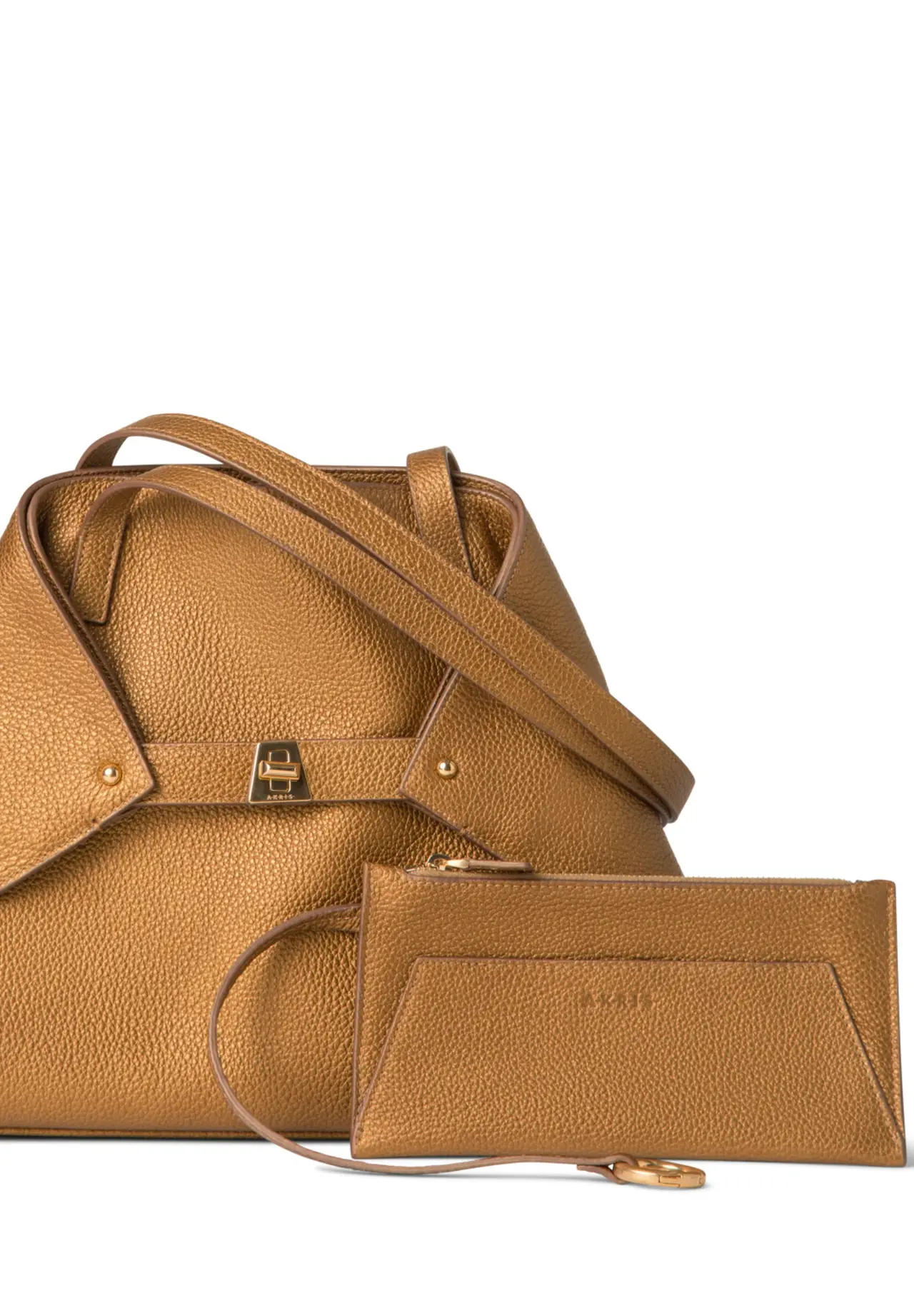 Ai Small Shoulder Bag Bronze Gold