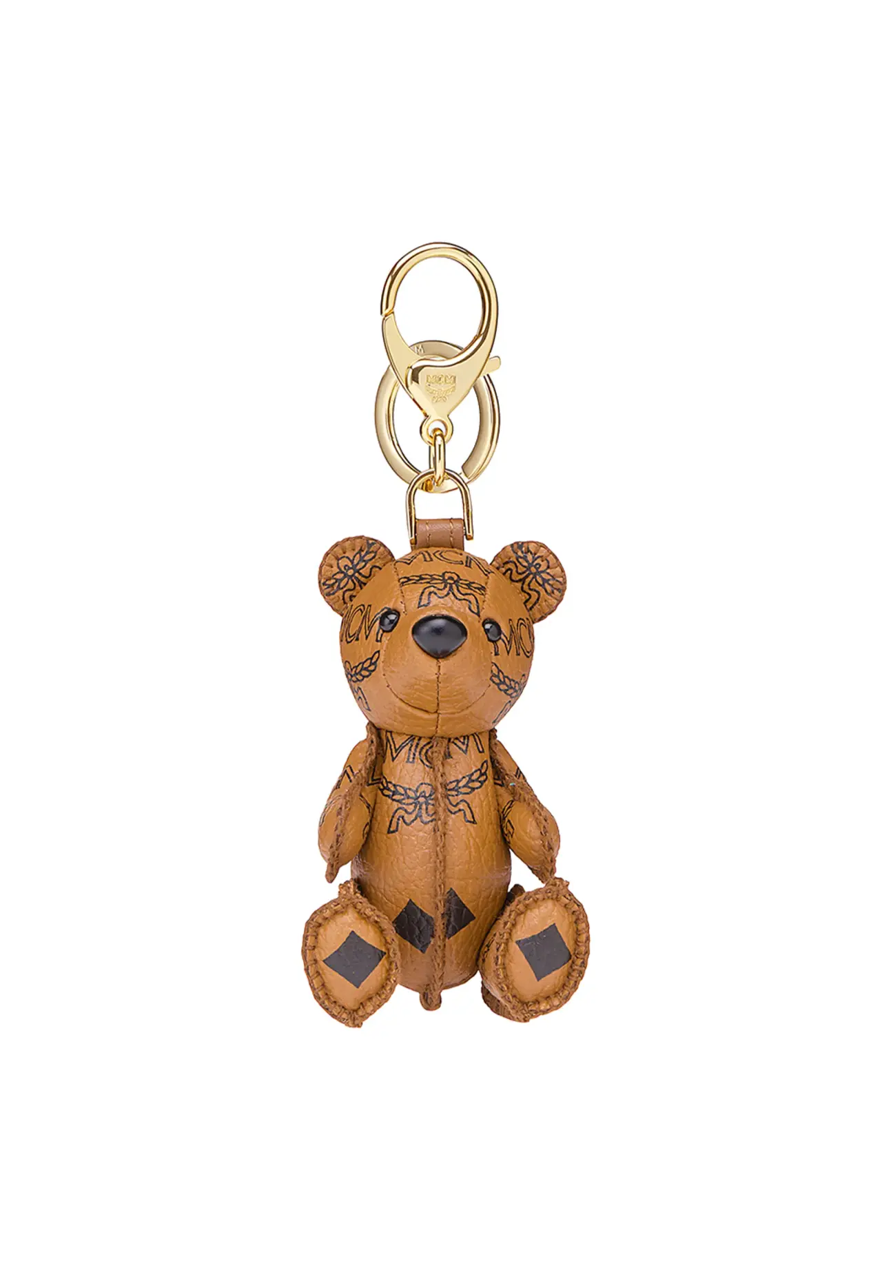 MCM Park Bear Charm in Visetos