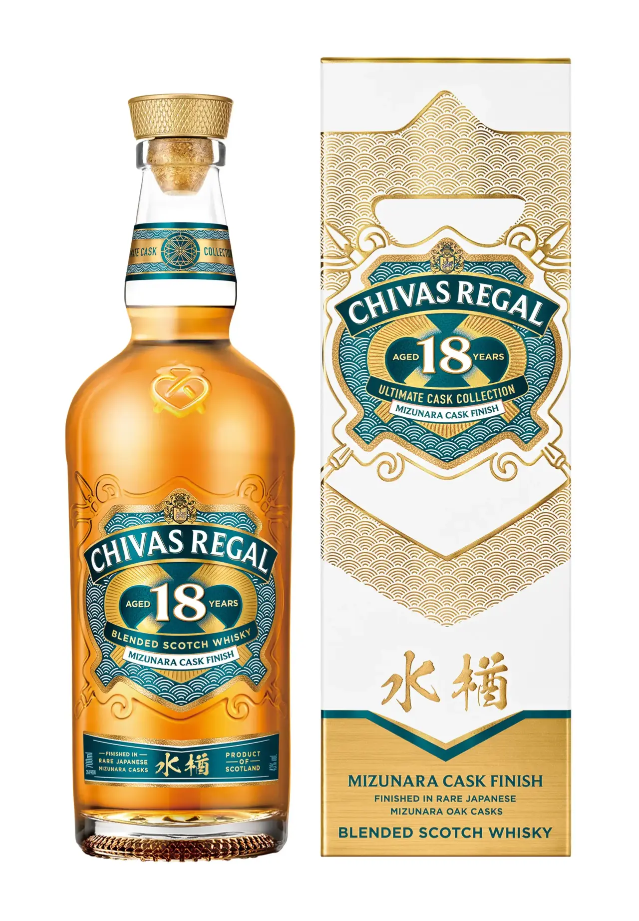 【新品】CHIVAS REGAL18年 MIZUNARA CASK FINISH CHIVAS REGAL 18 YEARS OLD MIZUNARA CASK FINISH 700ml | Matsuya Ginza