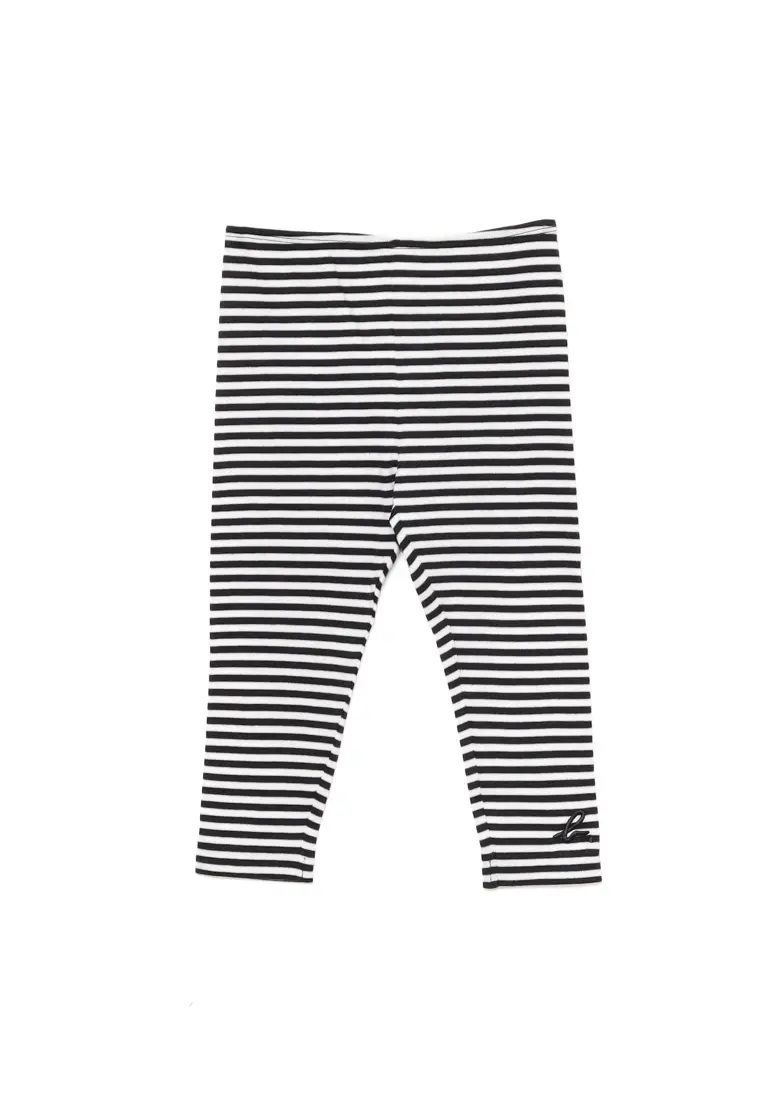 Baby“b.” logo细条纹裤“Jerico”