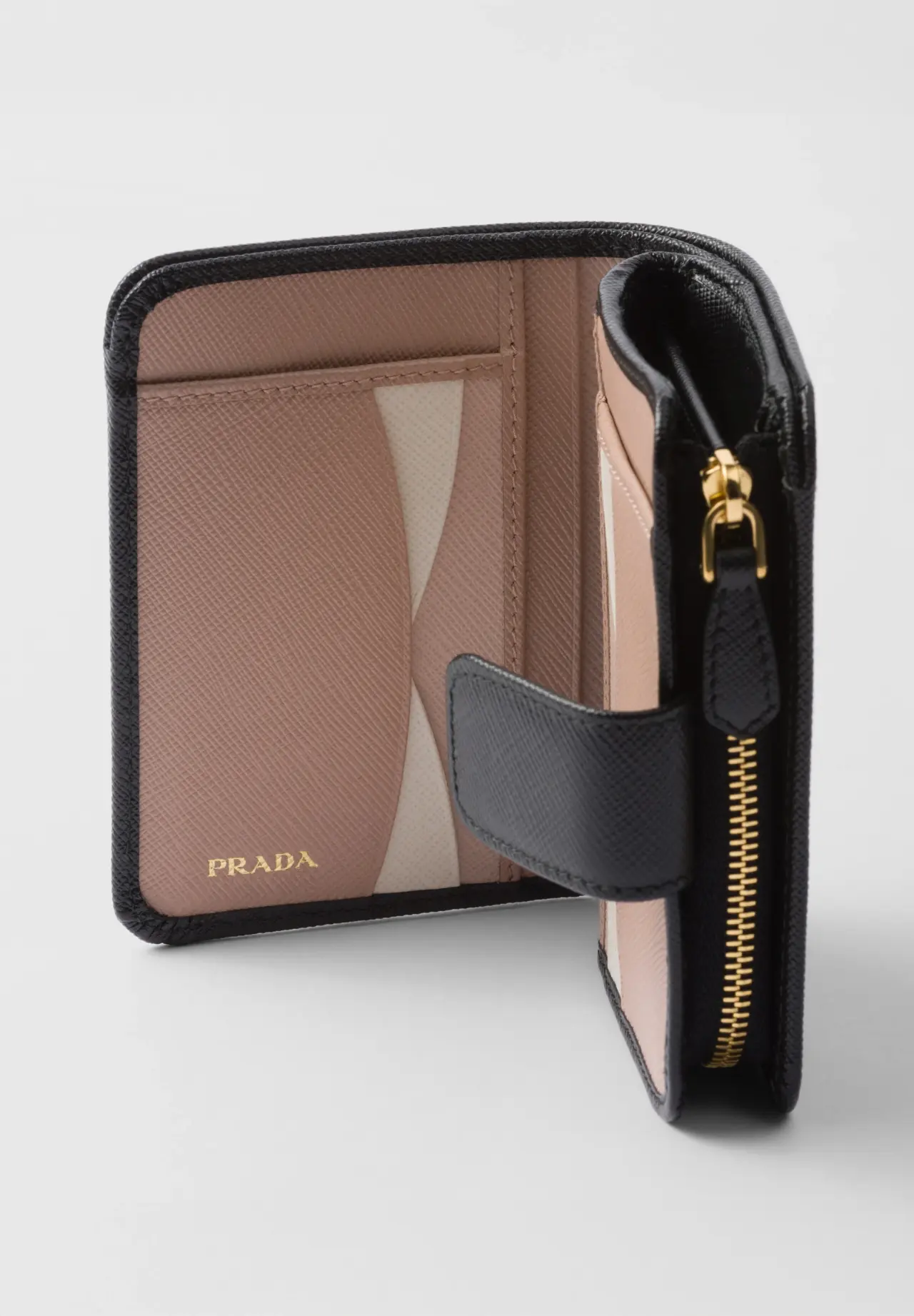 Small Saffiano Leather Wallet 1ML018 ZLP