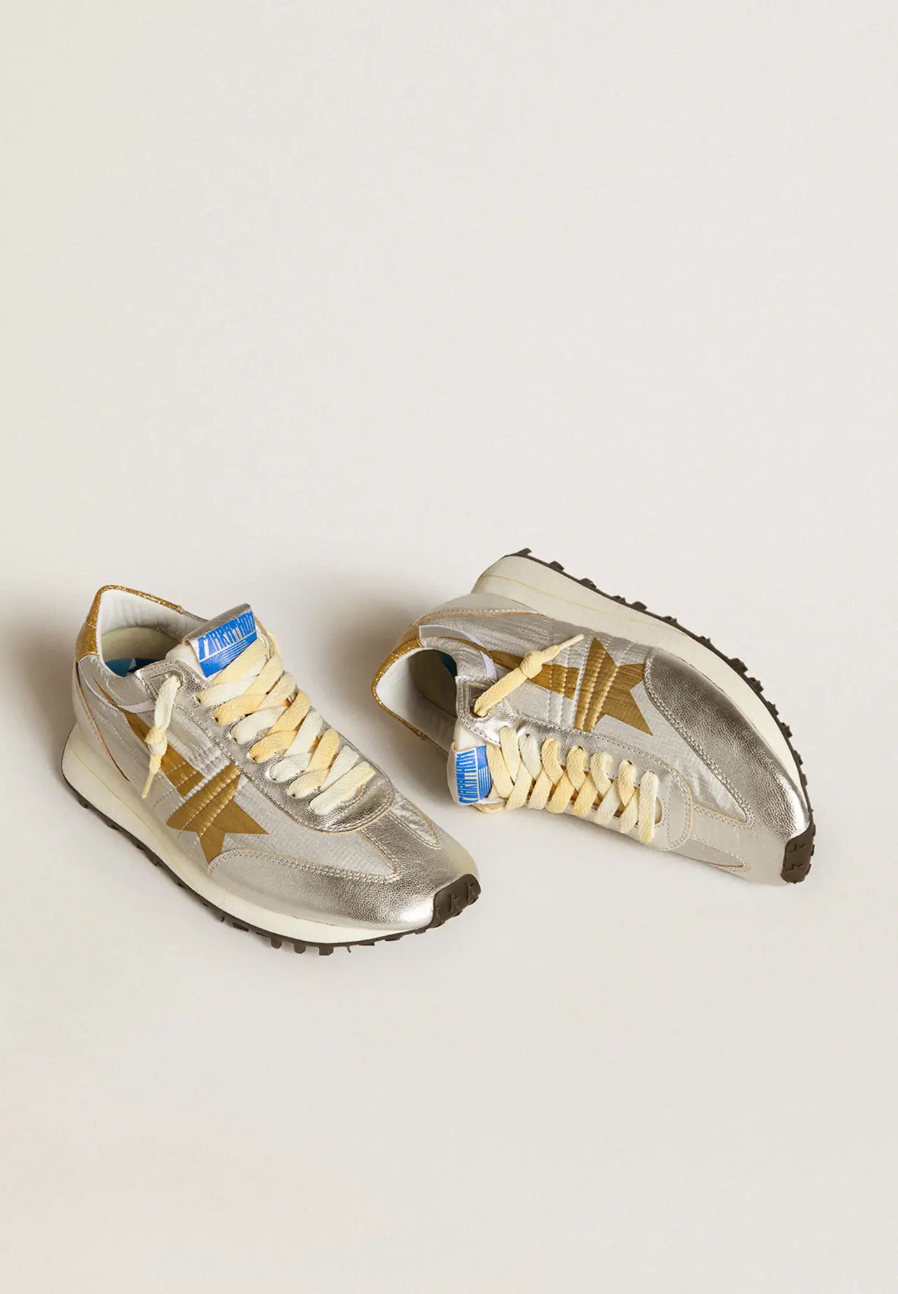 Marathon Women’s Ripstop Nylon Upper (Silver) & Gold Star