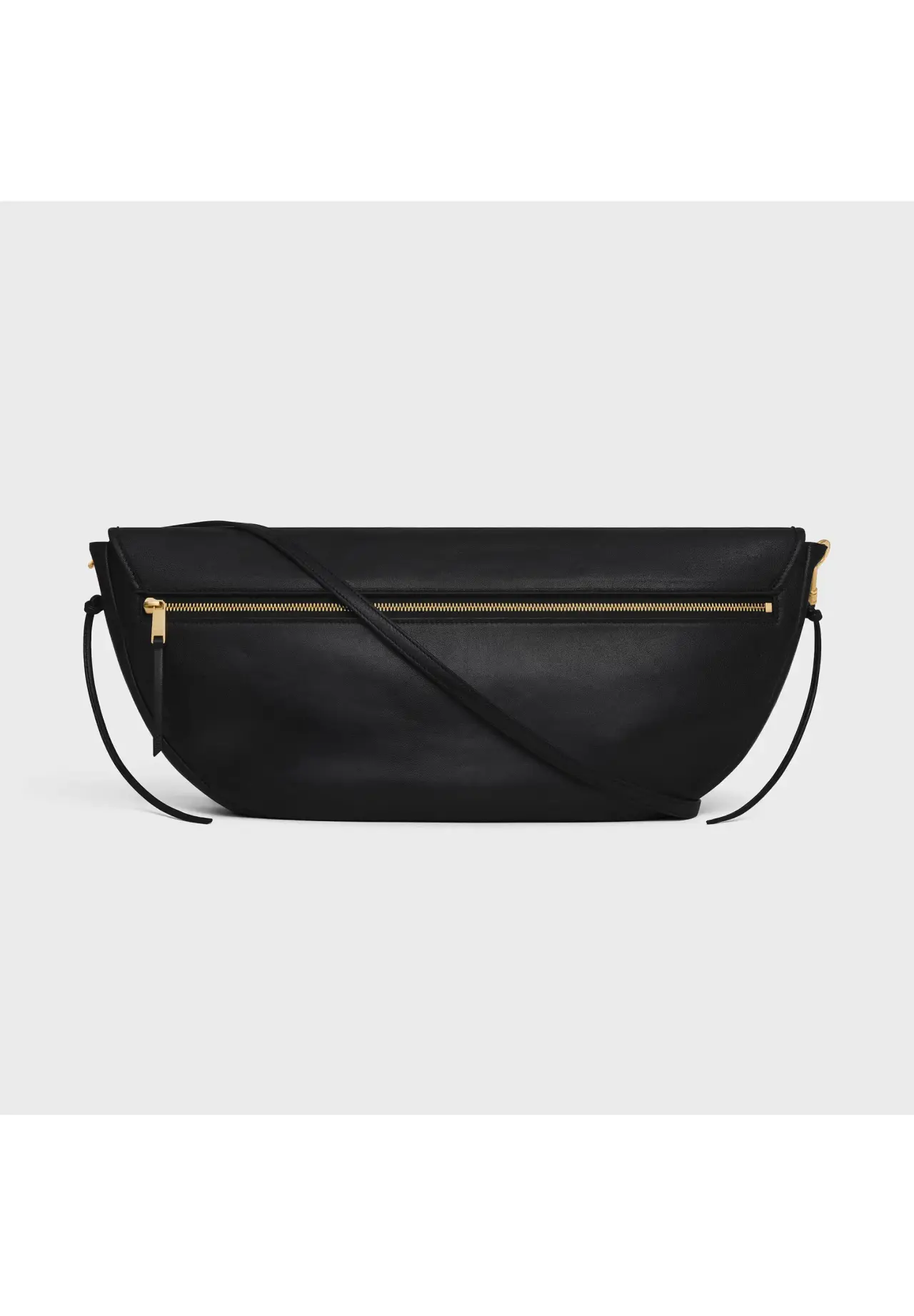 Half Moon Soft Triomphe Bag / Supple Shiny Lambskin