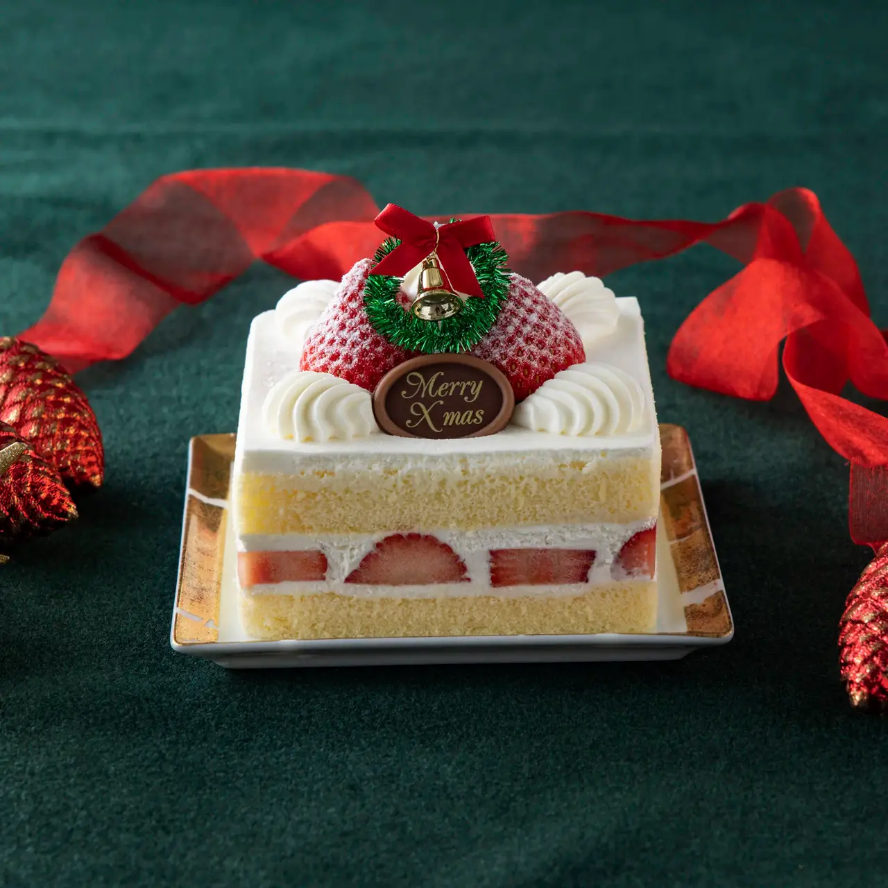 Christmas Strawberry Square Twin