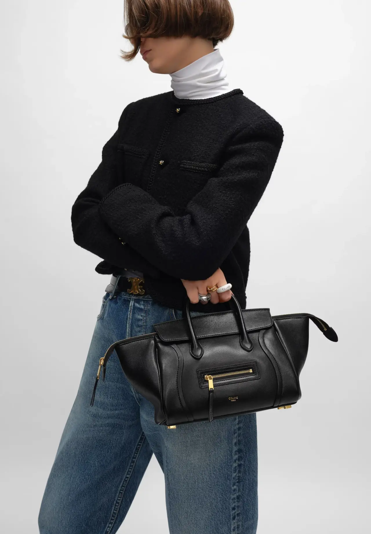 Little Luggage / Supple Shiny Lambskin