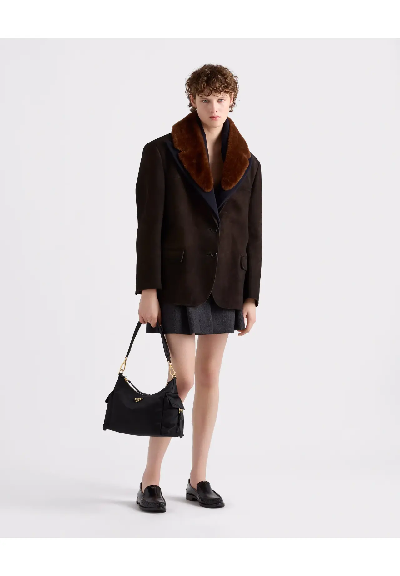 プラダ エクスプローラ ラージ Re-Nylon xレザー バッグ | Matsuya Ginza