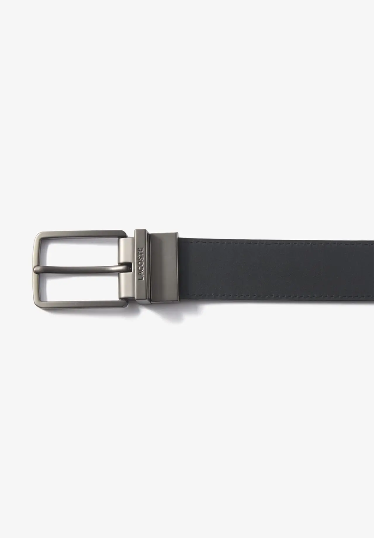 Men's Reversible Gunmetal Buckle Leather Belt