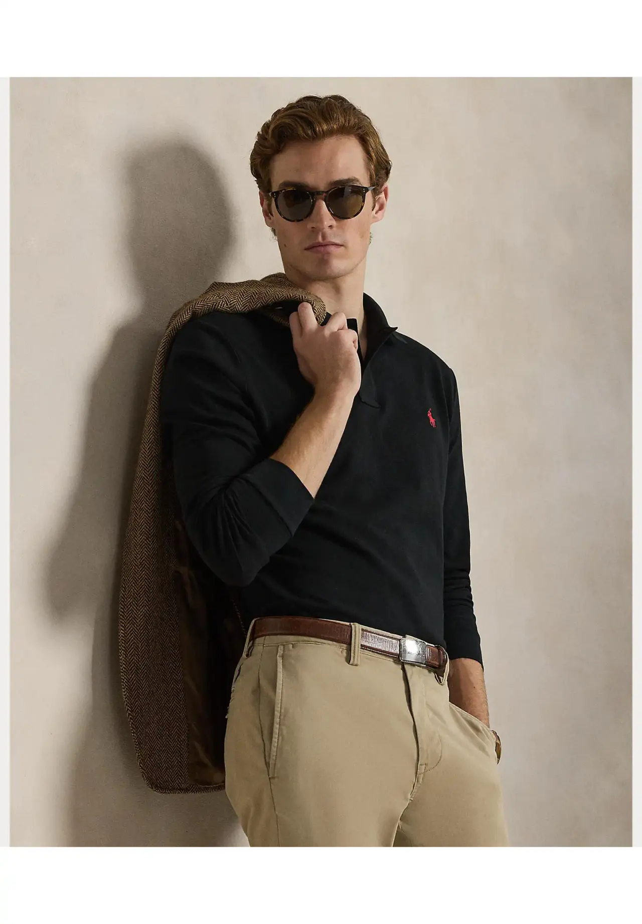 POLO RALPH LAUREN カスタム スリム フィット メッシュ ポロシャツ